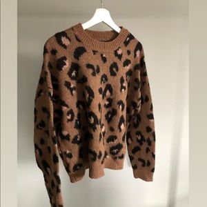 Animal Print Bershka Sweater